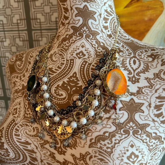 Custom, one-of-a-kind reclaimed necklace - Picture 2 of 5